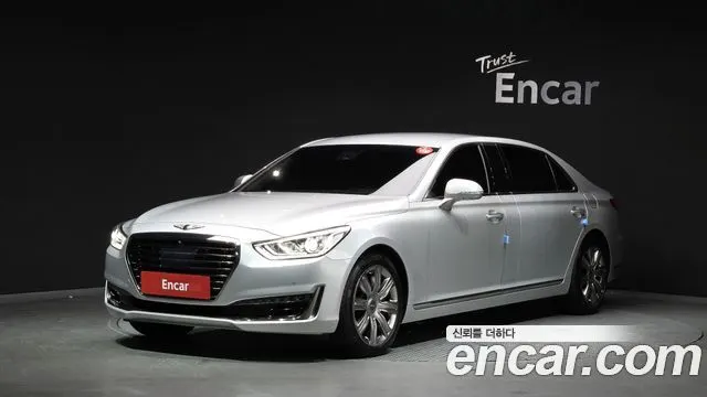 GENESIS EQ900 2018 — 68 222 км, серебристый, Корея — под ключ — фото 11