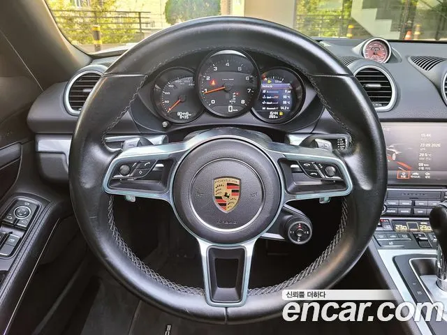 PORSCHE 718 BOXSTER 2018 — 80 449 км, серебристый, Корея — под ключ — фото 7
