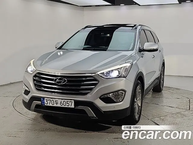 HYUNDAI MAXCRUZ 2014 — 180 000 км, серебристо-серый, Корея — под ключ — фото 1