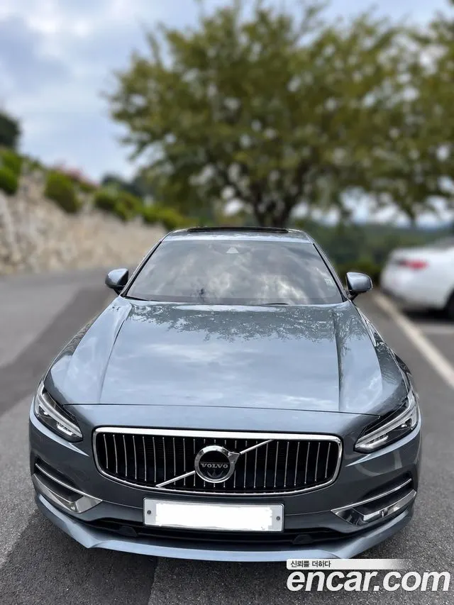 VOLVO S90 2019 — 155 900 км, серый, Корея — под ключ — фото 1