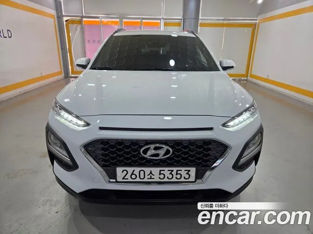 HYUNDAI KONA HYBRID 2020 — 58 160 км, белый, Корея — под ключ — фото 3