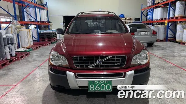 VOLVO XC90 2005 — 180 000 км, бордовый, Корея — под ключ — фото 2