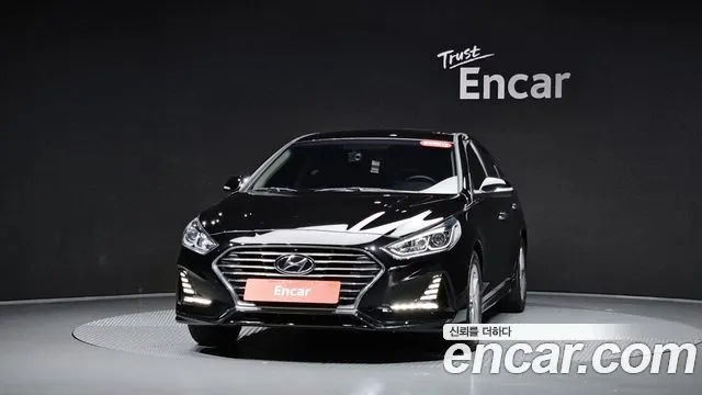 HYUNDAI SONATA 2019 — 114 228 км, чёрный, Корея — под ключ — фото 3