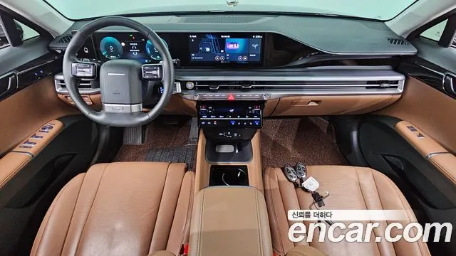 HYUNDAI GRANDEUR HYBRID 2023 — 37 871 км, серебристо-серый, Корея — под ключ — фото 7