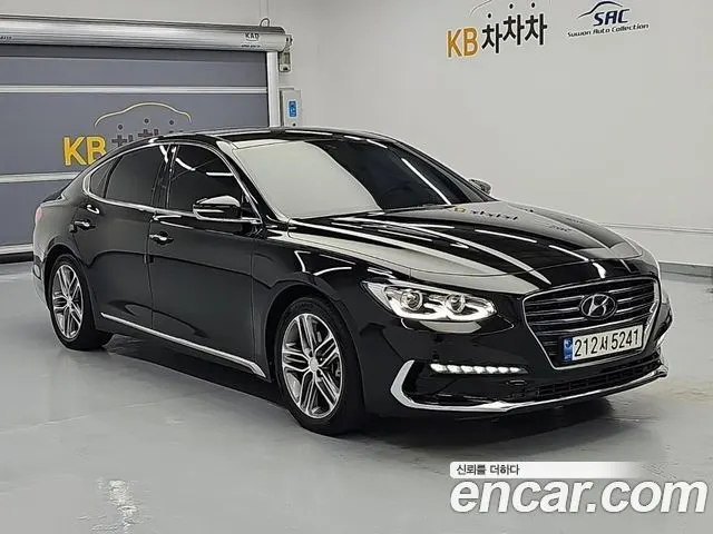 HYUNDAI GRANDEUR 2018 — 110 916 км, чёрный, Корея — под ключ — фото 3