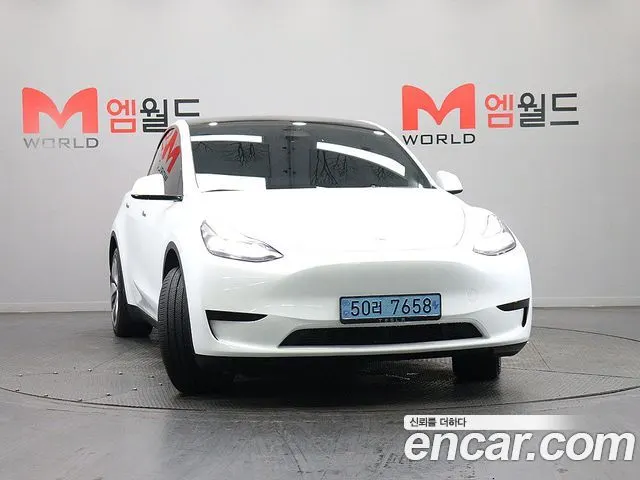 TESLA MODEL Y 2024 — 59 251 км, белый, Корея — под ключ — фото 2