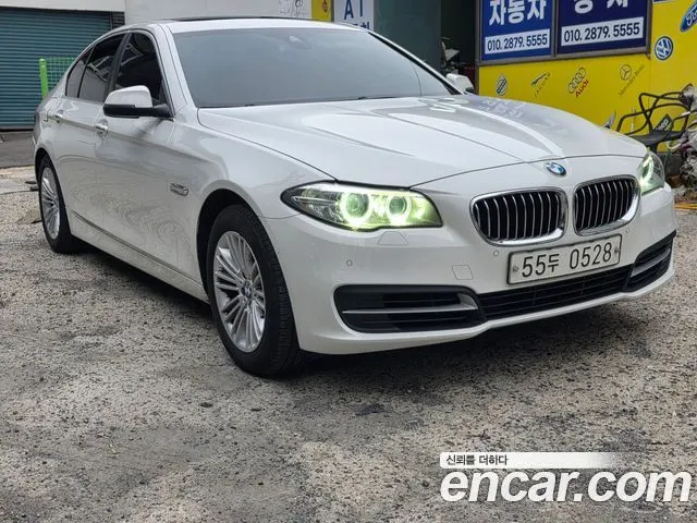 BMW 5 SERIES 2015 — 189 213 км, белый, Корея — под ключ — фото 3