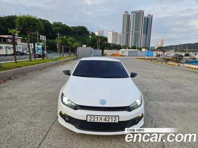 VOLKSWAGEN SCIROCCO 2012 — 245 000 км, белый, Корея — под ключ — фото 3