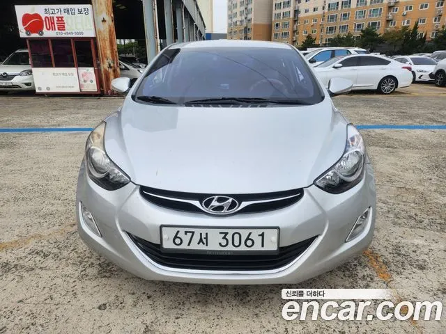 HYUNDAI AVANTE 2012 — 132 548 км, серебристый, Корея — под ключ — фото 2