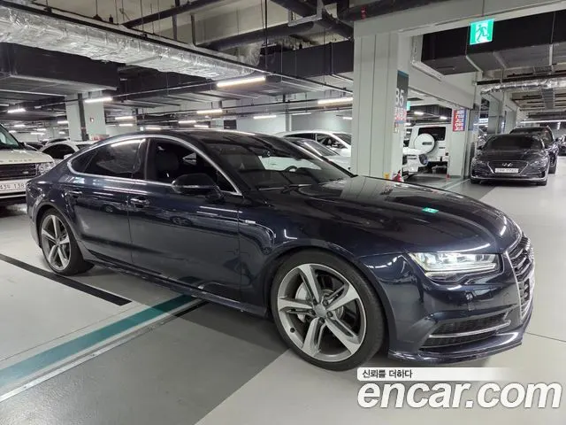 AUDI A7 2016 — 44 486 км, синий, Корея — под ключ — фото 4