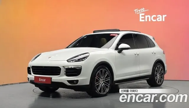 PORSCHE CAYENNE 2016 — 127 266 км, белый, Корея — под ключ — фото 2