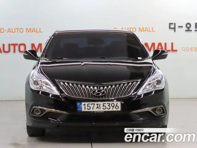 HYUNDAI GRANDEUR 2017 — 124 677 км, чёрный, Корея — под ключ — фото 2