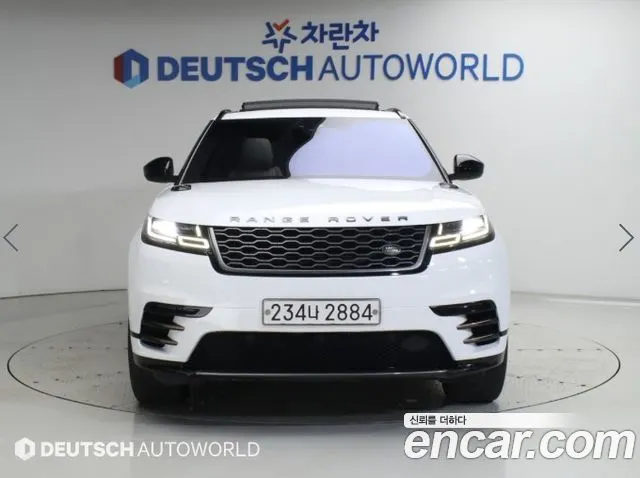 LAND ROVER RANGE ROVER VELAR 2019 — 103 150 км, белый, Корея — под ключ — фото 3