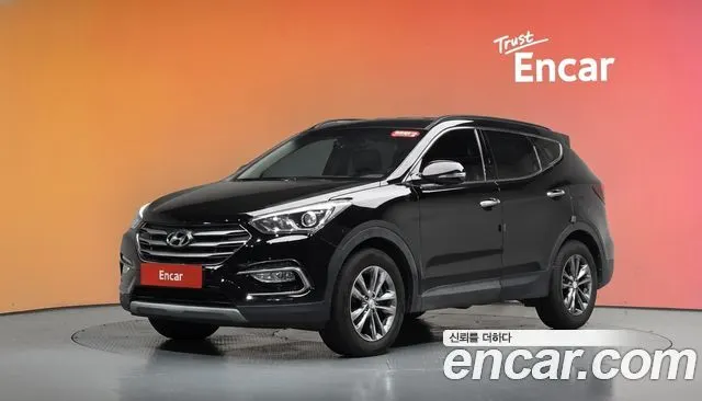 HYUNDAI SANTA FE 2018 — 175 346 км, чёрный, Корея — под ключ — фото 2