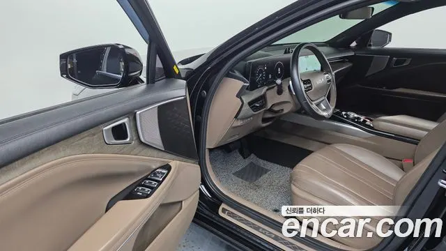 KIA K8 HYBRID 2022 — 159 727 км, чёрный, Корея — под ключ — фото 10