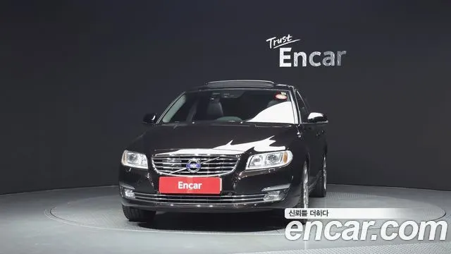 VOLVO S80 2015 — 138 317 км, коричневый, Корея — под ключ — фото 3