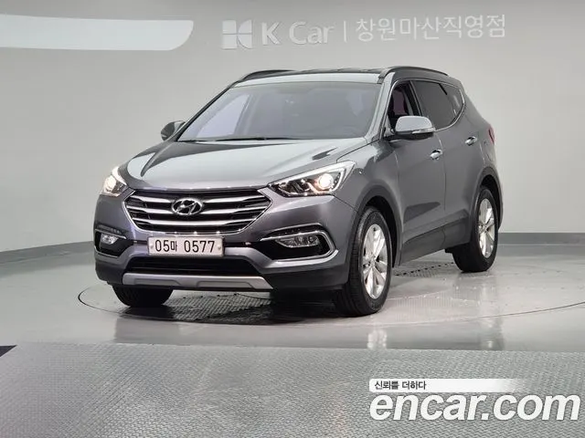 HYUNDAI SANTA FE 2016 — 68 345 км, серебристо-серый, Корея — под ключ — фото 11