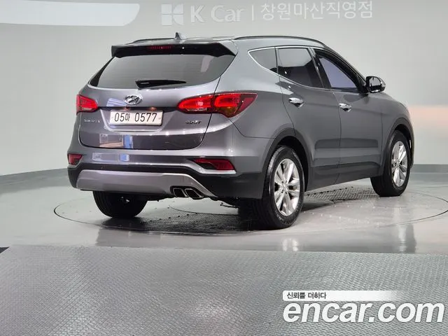 HYUNDAI SANTA FE 2016 — 68 345 км, серебристо-серый, Корея — под ключ — фото 5