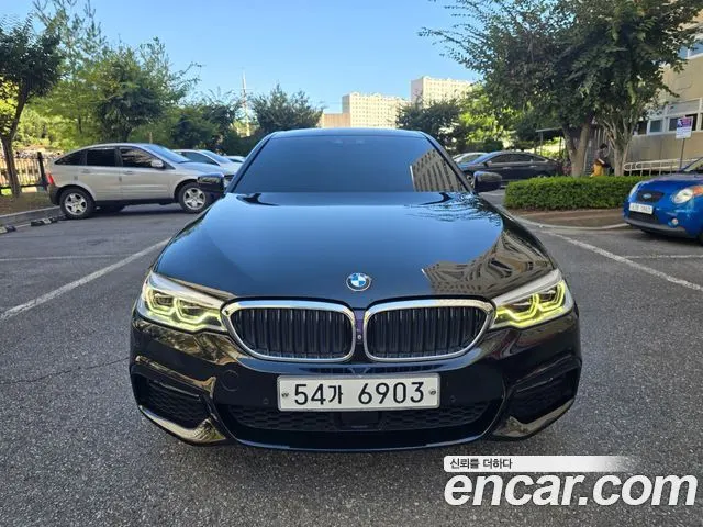 BMW 5 SERIES 2017 — 179 600 км, чёрный, Корея — под ключ — фото 2