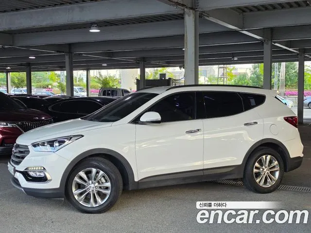 HYUNDAI SANTA FE 2016 — 36 768 км, белый, Корея — под ключ — фото 3