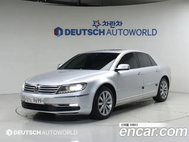 VOLKSWAGEN PHAETON 2013 — 221 758 км, серебристый, Корея — под ключ — фото 12