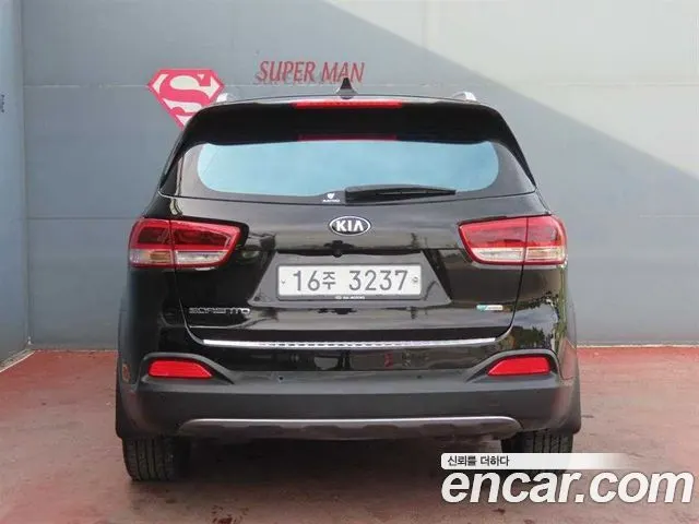 KIA SORENTO 2015 — 129 037 км, чёрный, Корея — под ключ — фото 4
