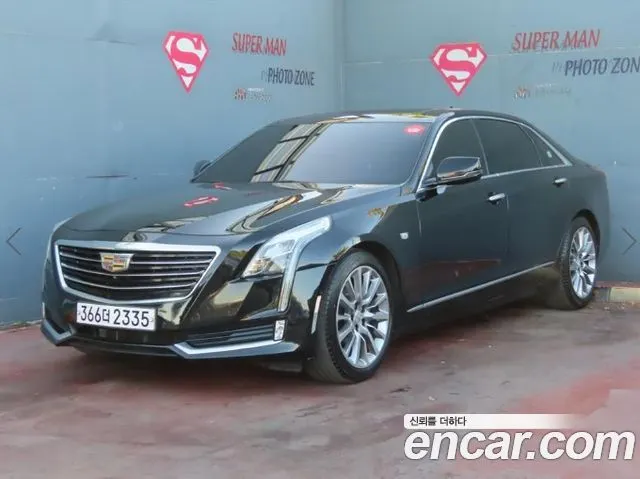 CADILLAC CT6 2018 — 135 139 км, чёрный, Корея — под ключ — фото 1