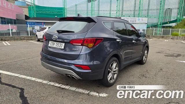 HYUNDAI SANTA FE 2017 — 169 648 км, синий, Корея — под ключ — фото 2