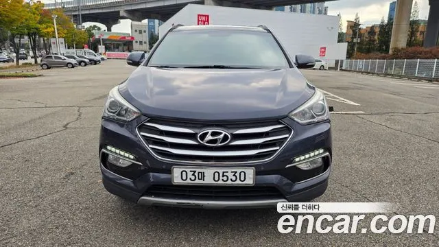 HYUNDAI SANTA FE 2017 — 169 648 км, синий, Корея — под ключ — фото 3