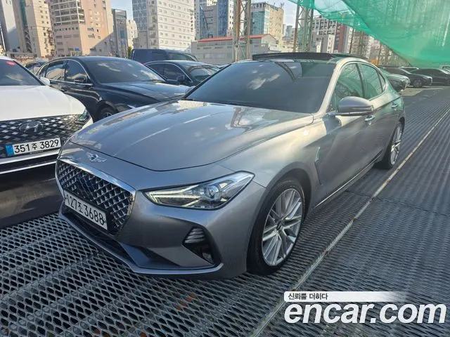 GENESIS G70 2019 — 94 000 км, серебристо-серый, Корея — под ключ — фото 1