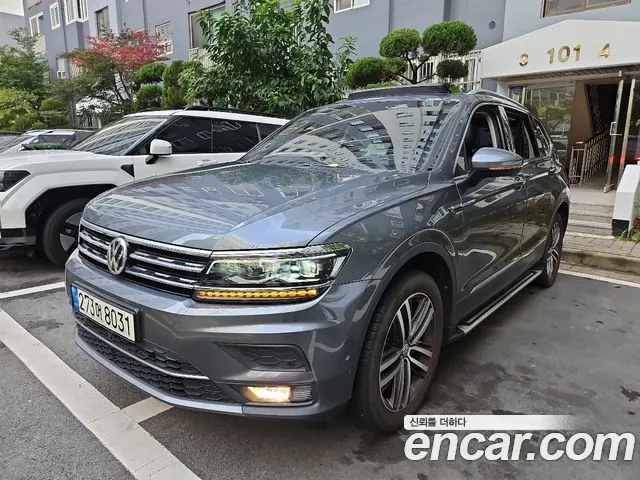 VOLKSWAGEN TIGUAN ALLSPACE 2020 — 104 672 км, серый, Корея — под ключ — фото 1