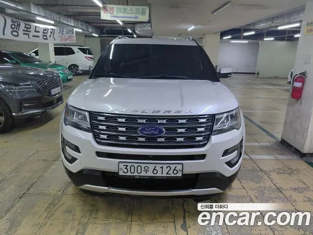 FORD EXPLORER 2017 — 98 174 км, белый, Корея — под ключ — фото 2