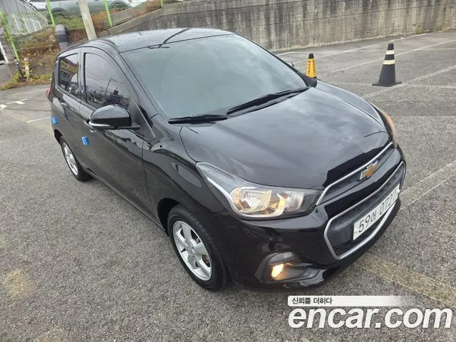 CHEVROLET SPARK 2017 — 92 635 км, чёрный, Корея — под ключ — фото 3