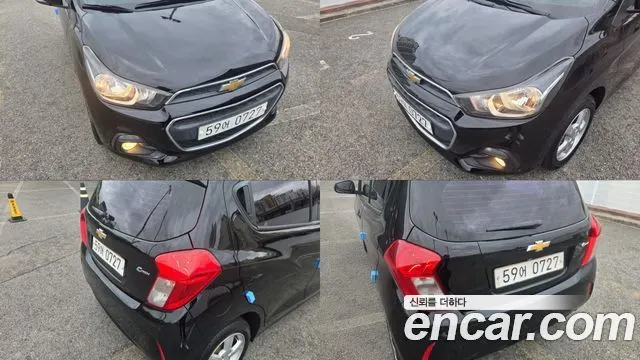 CHEVROLET SPARK 2017 — 92 635 км, чёрный, Корея — под ключ — фото 9